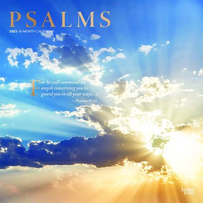 Cover for Browntrout · Psalms 2023 Square Foil (Calendar) (2022)