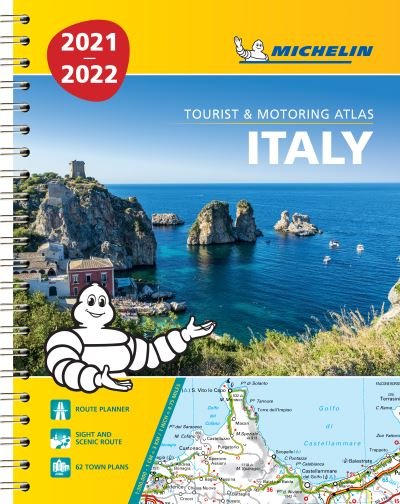 Cover for Michelin · Italy 2021 / 2022 - Tourist and Motoring Atlas (A4-Spiral): Tourist &amp; Motoring Atlas A4 spiral (Spiral Book) (2021)