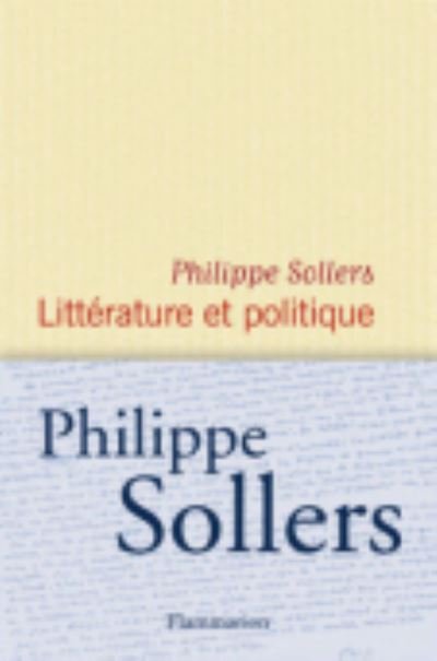 Cover for Philippe Sollers · Litterature et politique (Paperback Book) (2014)