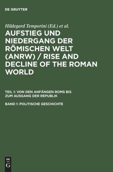 Cover for Hildegard Temporini · Politische Geschichte (Hardcover Book) (1972)