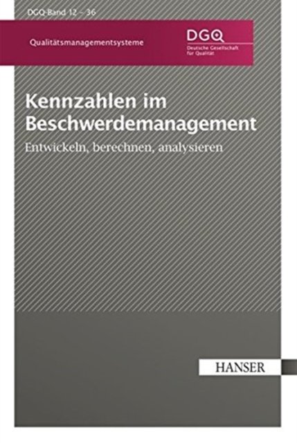 Cover for Dgq · Beschwerdemanagement (Hardcover bog) (2016)