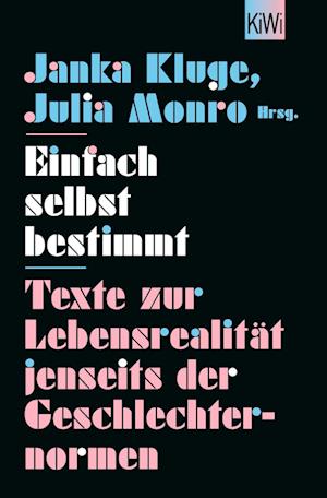 Cover for Monro, Julia; Kluge, Janka · Einfach Selbst Bestimmt (Book)