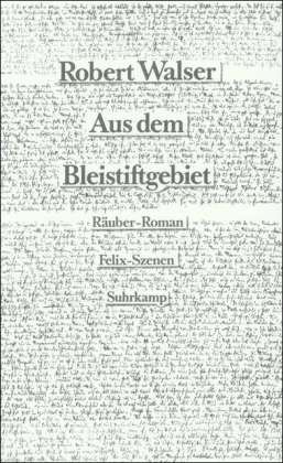Cover for Robert Walser · Aus Dem Bleistiftgebiet (Bog)