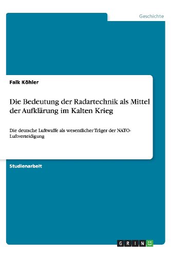 Cover for Köhler · Die Bedeutung der Radartechnik a (Book) [German edition] (2013)