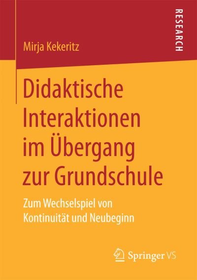 Didaktische Interaktionen im Ü - Kekeritz - Bücher -  - 9783658167851 - 12. Januar 2017