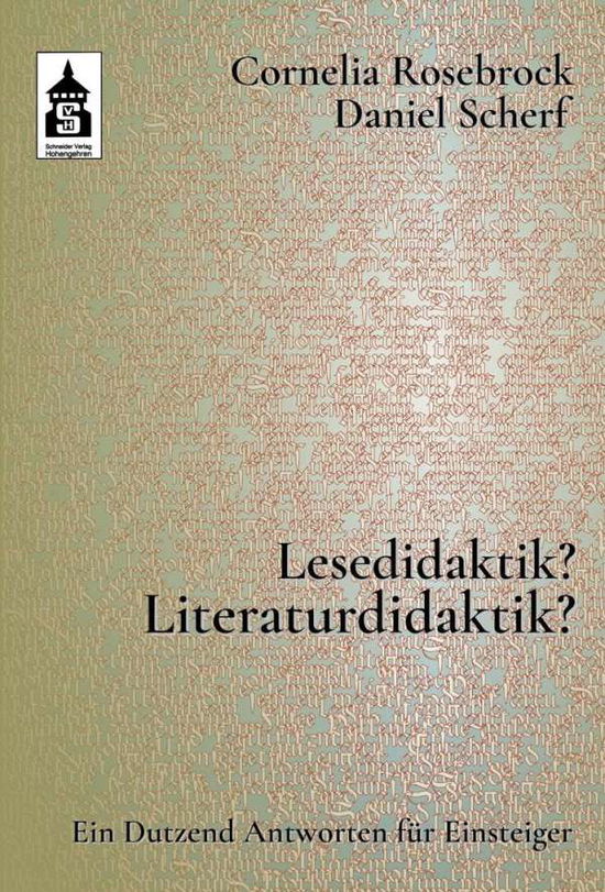 Rosebrock · Lesedidaktik? Literaturdidakt (Bok)