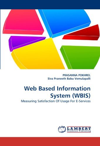 Web Based Information System (Wbis): Measuring Satisfaction of Usage for E-services - Siva Praneeth Babu Vemulapalli - Books - LAP LAMBERT Academic Publishing - 9783838376851 - June 20, 2010