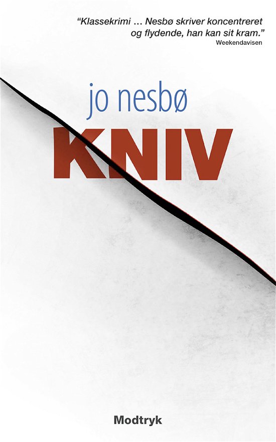 Cover for Jo Nesbø · Harry Hole-serien: Kniv (Paperback Book) [5th edição] (2020)
