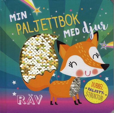 Cover for Dorte Andersson · Min Paljettbok med Djur (Kartongbok) (2018)