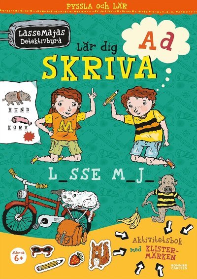 Cover for Martin Widmark · LasseMajas Detektivbyrå: LasseMajas detektivbyrå lär dig skriva (Book) (2021)