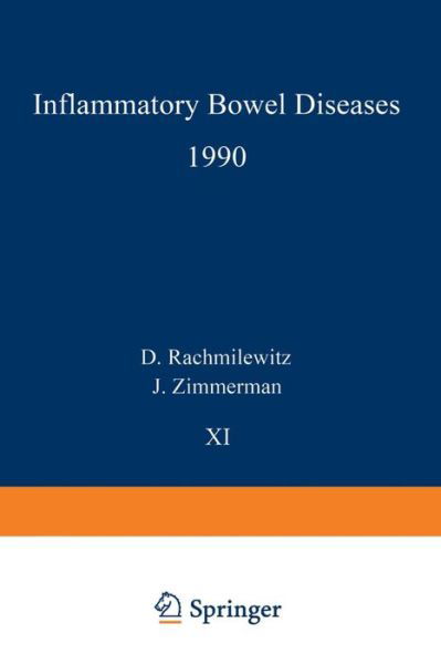 Cover for D Rachmilewitz · Inflammatory Bowel Diseases 1990: Proceedings of the Third International Symposium on Inflammatory Bowel Diseases, Jerusalem, September 10-13, 1989 - Developments in Gastroenterology (Pocketbok) (2014)