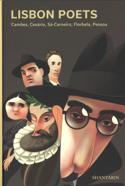 Cover for Lisbon Poets: Camoes, Cesario, Sa-Carneiro, Florbela, Pessoa (Hardcover Book) (2022)