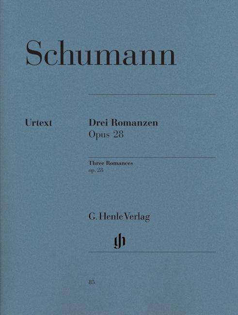 3 Romanzen op.28,Kl.HN85 - R. Schumann - Bøger - SCHOTT & CO - 9790201800851 - 6. april 2018