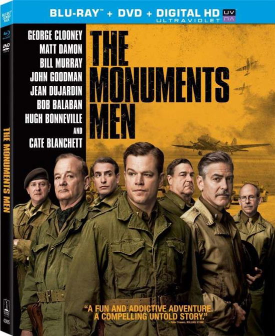 Cover for Monuments men (Blu-ray) (2014)