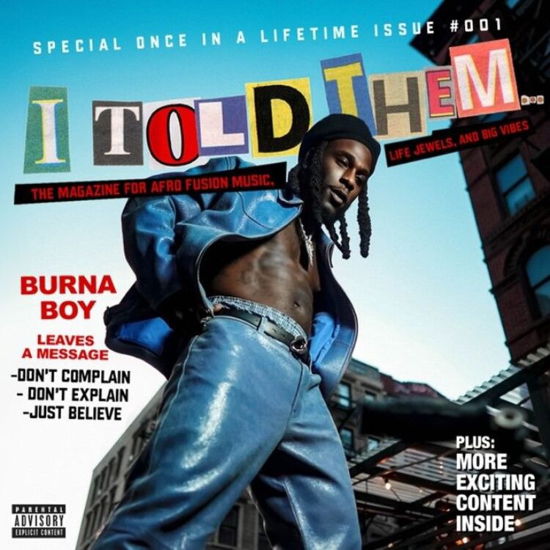 Cover for Burna Boy · I Told Them (LP) (2023)