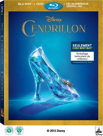 Blu-ray · Cinderella (Blu-ray/DVD) (2015)