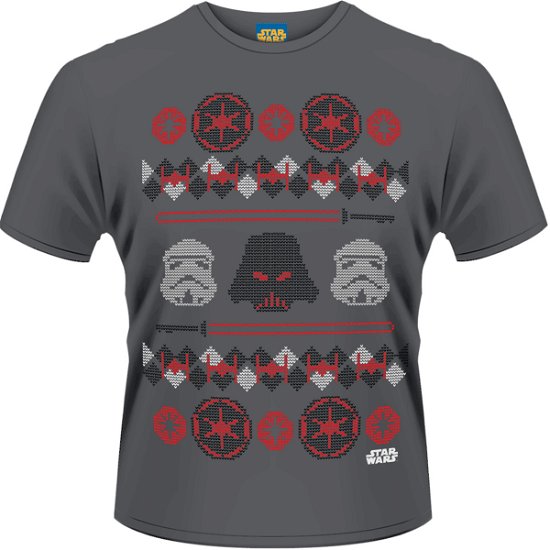Cover for Star Wars · Vader Fair Isle Grey (T-shirt) [size S] (2014)