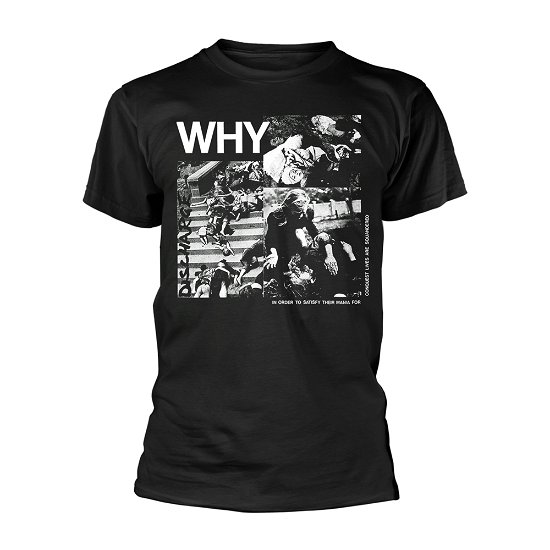 Cover for Discharge · Why? (T-shirt) [size 4XL] [Black edition] (2018)