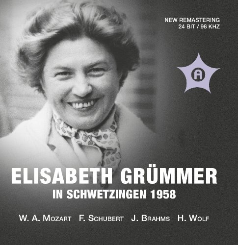 Cover for Mozart / Schubert / Brahms · Elisabeth Grummer in Schwetzin (CD) (2012)