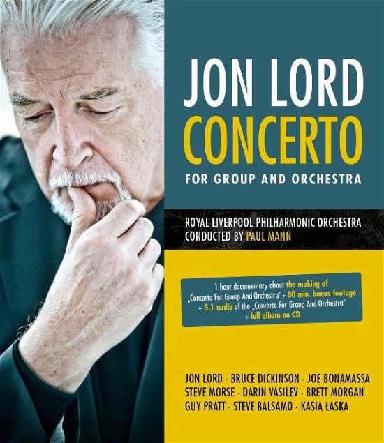 Cover for Jon Lord · Concerto for Group &amp; Orchestra (CD/Blu-ray) (2013)
