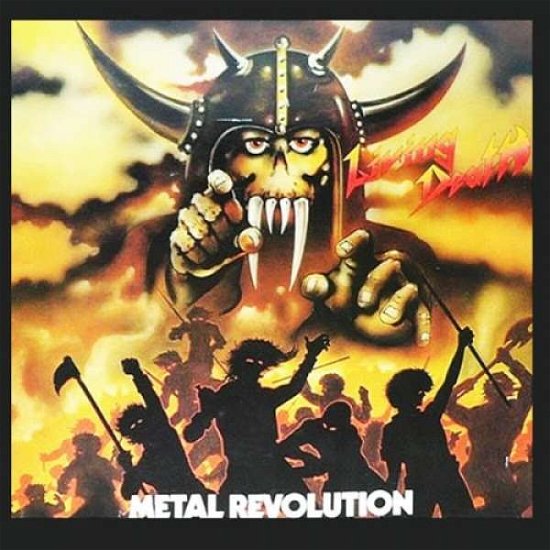 Cover for Living Death · Metal Revolution (Yellow / Black Marbled Vinyl) (LP) (2021)