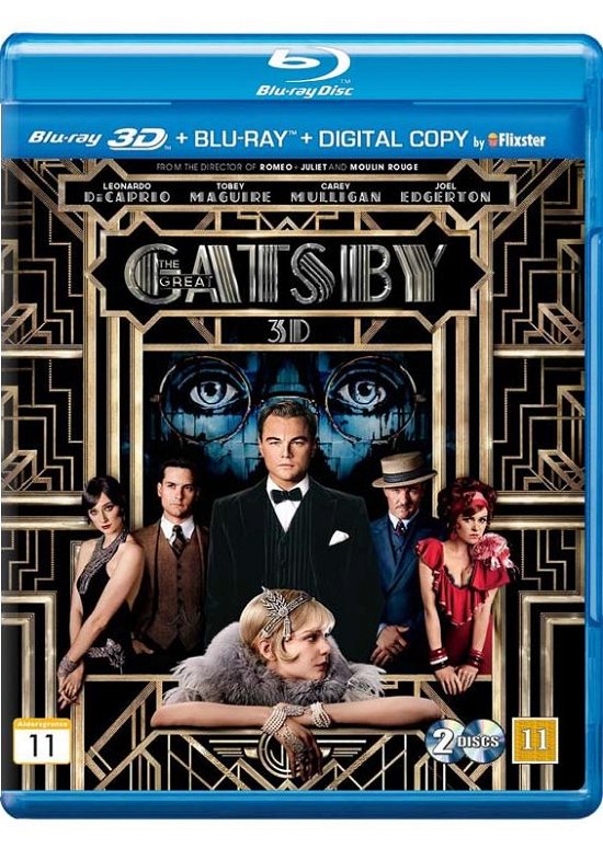 Cover for Baz Luhrmann · Den Store Gatsby (Blu-ray) [3D+Blu-Ray edition] (2013)