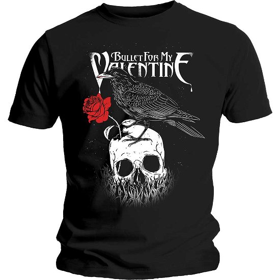 Bullet For My Valentine Unisex T-Shirt: Raven - Bullet For My Valentine - Fanituote - MERCHANDISE - 5056170638852 - torstai 9. tammikuuta 2020