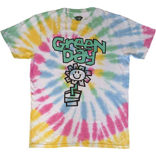 Cover for Green Day · Green Day Unisex T-Shirt: Flower Pot (Wash Collection) (T-shirt) [size S]