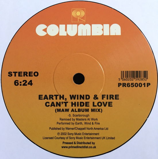 Cover for Earth, Wind &amp; Fire · Fantasy Shelter Dj Mix, Can'T Hide Love Maw Album Remix (12'') (LP) (2021)