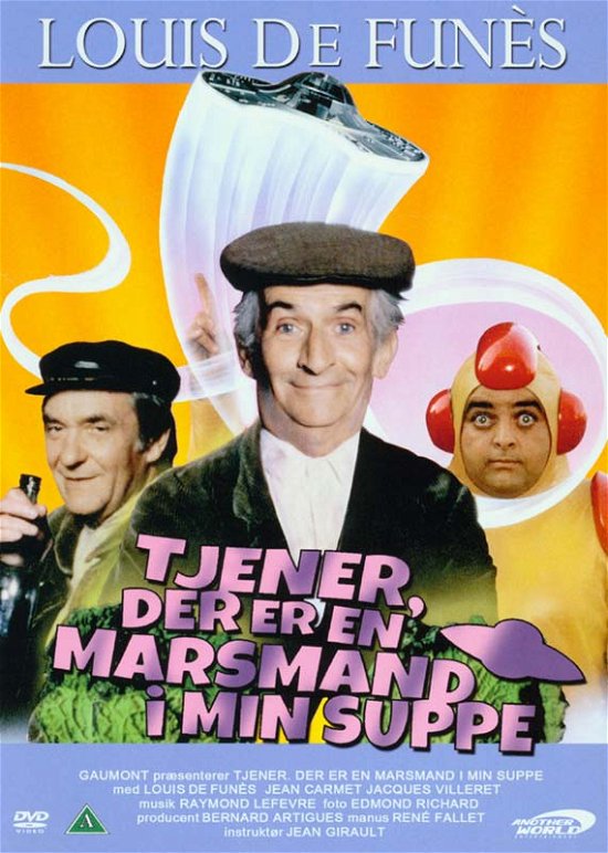 Cover for Der er en Marsmand I Min Suppe Tjener · Tjener, Der er en Marsmand I Min Suppe (DVD) (2013)