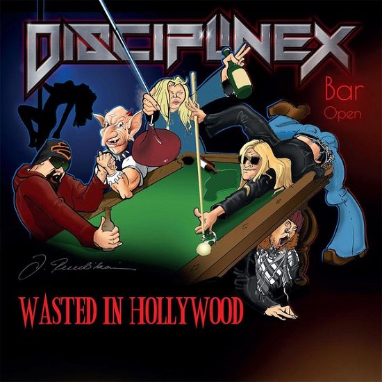 Wasted In Hollywood - Discipline X - Musiikki - INVERSE - 6430015101852 - maanantai 7. huhtikuuta 2014