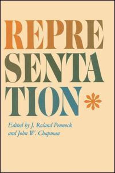 Cover for J. Roland Pennock · Representation (Paperback Book) (2006)
