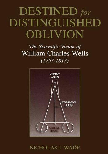 Cover for Nicholas J. Wade · Destined for Distinguished Oblivion: The Scientific Vision of William Charles Wells (1757-1817) - History and Philosophy of Psychology (Hardcover Book) (2002)
