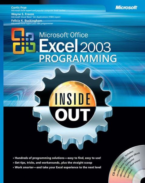 Cover for Curtis Frye · Inside Out: Microsoft Office Excel 2003 Programming Inside Out (Book) (2004)