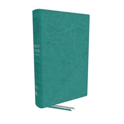 Cover for Thomas Nelson · NKJV, Word Study Reference Bible, Leathersoft, Turquoise, Red Letter, Comfort Print: 2,000 Keywords that Unlock the Meaning of the Bible (Skinnbok) (2023)