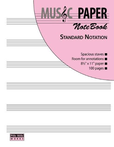 Cover for Ashkan Mashhour · MUSIC PAPER NoteBook - Standard Notation (Paperback Book) (2012)