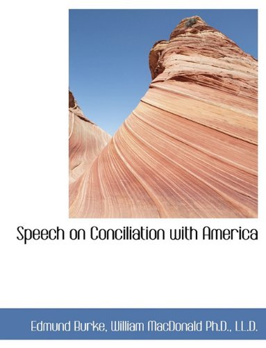 Cover for Burke, Edmund, III · Speech on Conciliation with America (Gebundenes Buch) (2009)