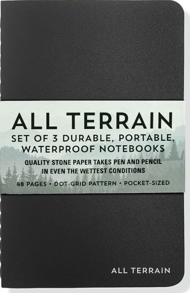 Cover for Peter Pauper Press · All Terrain Waterproof Notebooks (Paperback Book) (2017)