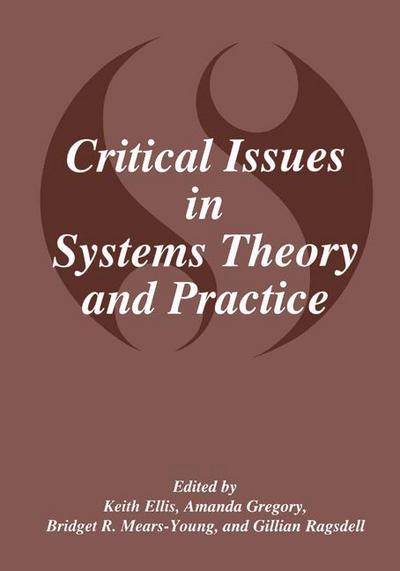 Cover for K Ellis · Critical Issues in Systems Theory and Practice (Paperback Book) [Softcover reprint of the original 1st ed. 1995 edition] (2013)