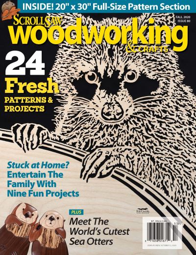 Cover for Editors of Scroll Saw Woodworking &amp; Crafts · Scroll Saw Woodworking &amp; Crafts Issue 80 (Book) (2020)