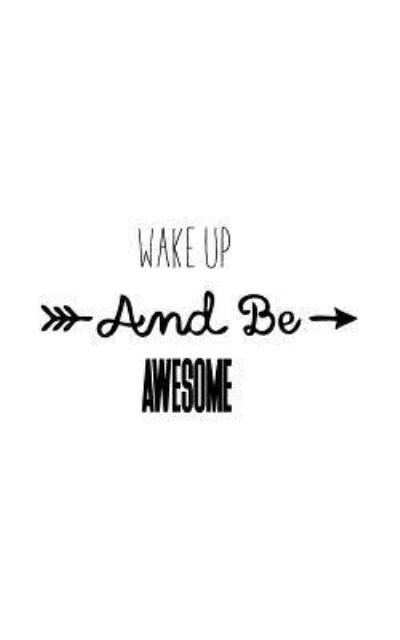 Cover for Mind Notebook · Wake up and Be awesome (Pocketbok) (2016)