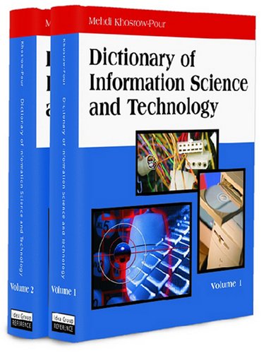 Cover for Mehdi Khosrow-pour · Dictionary of Information Science and Technology (2-volume Set) (Hardcover Book) (2006)