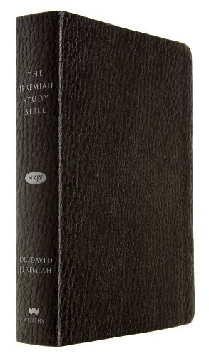 Cover for Dr David Jeremiah · Jeremiah Study Bible-NKJV (Leather Book) [Thumbed edition] (2013)