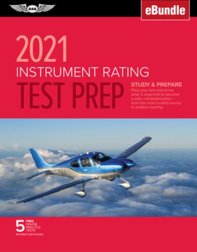 Cover for Asa Test Prep Board · Instrument Rating Test Prep 2021 (Paperback Book) (2020)