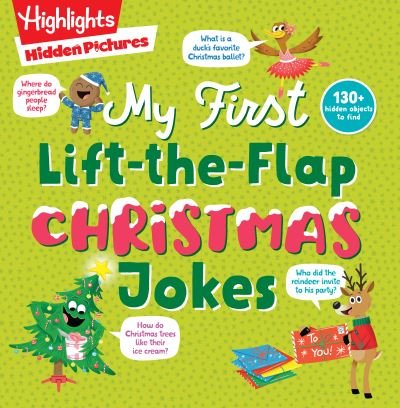 Cover for Highlights · Hidden Pictures My First Lift-The-Flap Christmas Jokes (Book) (2023)