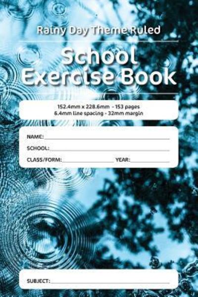 Cover for Luap Nottocs · Rainy Day Theme Ruled School Exercise Book (Paperback Book) (2018)