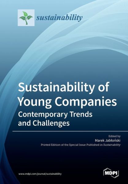 Cover for Marek Jablo?ski · Sustainability of Young Companies (Paperback Book) (2019)