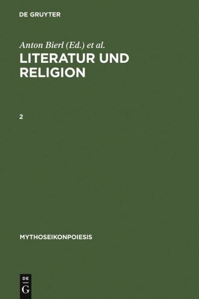 Cover for Anton · Literatur und Religion.02 (Book) [German, 1 edition] (2007)