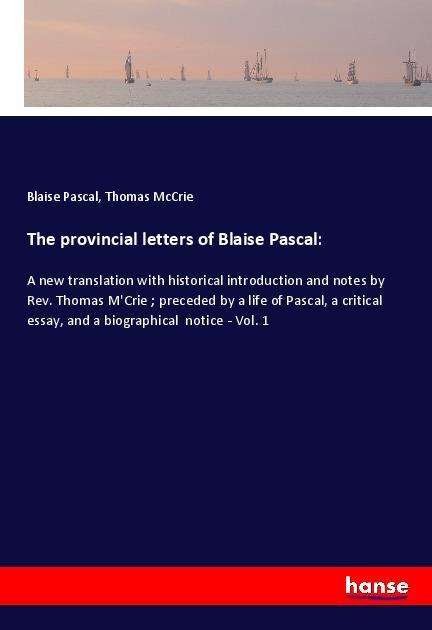 Cover for Pascal · The provincial letters of Blaise (Bog)