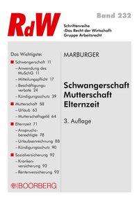 Cover for Marburger · Schwangerschaft - Mutterschaf (Book)